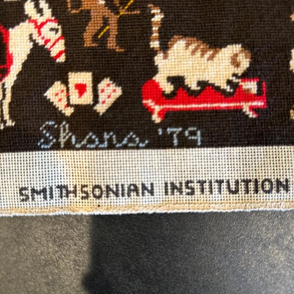 Rare Vintage 1979 Needlepoint Finished - Picture 2 of 8